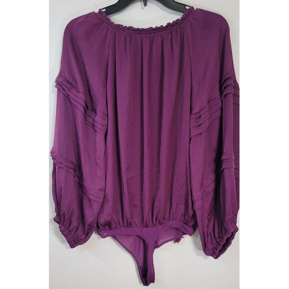 Free People Intimately Bodysuit Womens Oversized Small Boho Peasant Whimsical - Picture 3 of 8